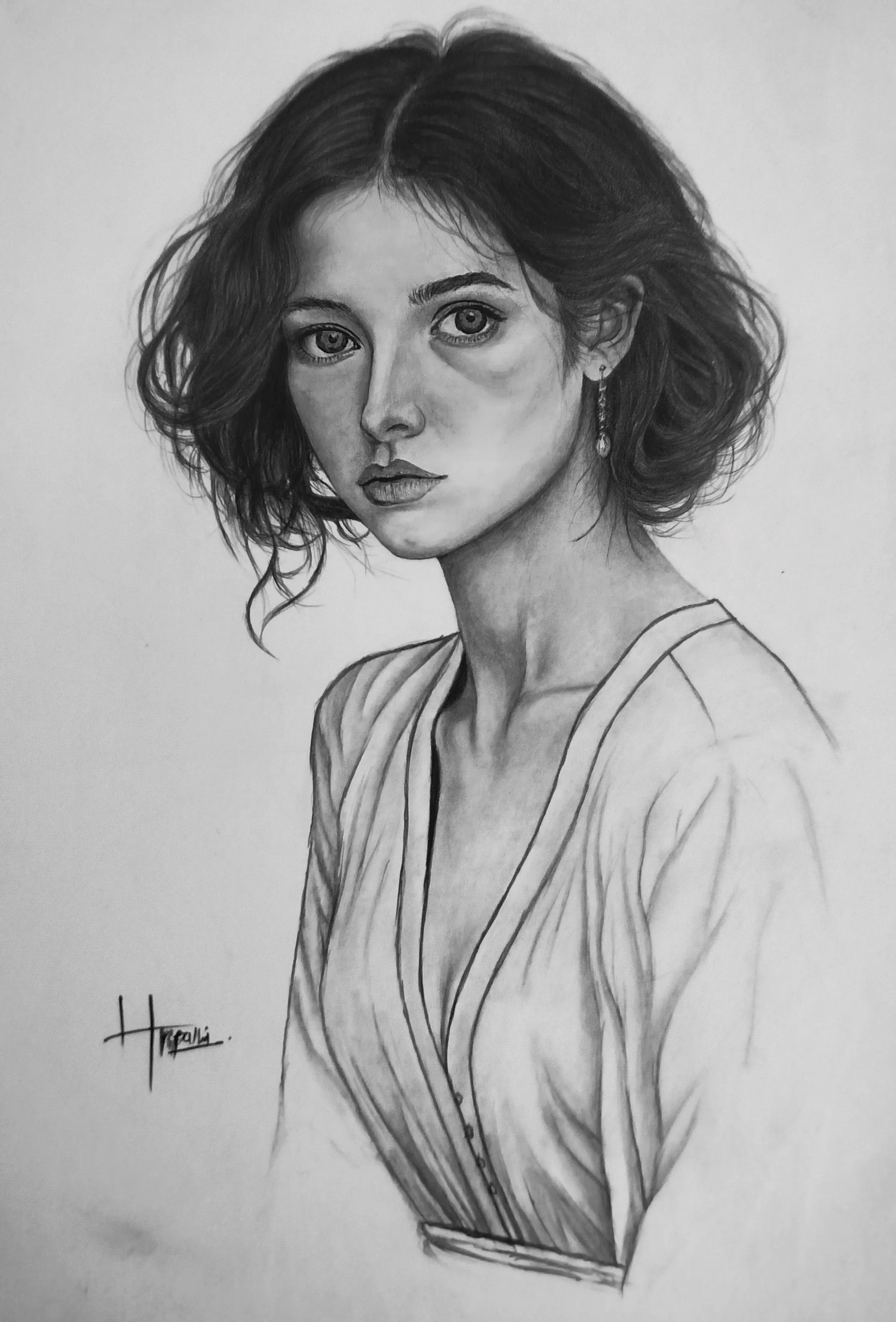 The Sand portrait sketch